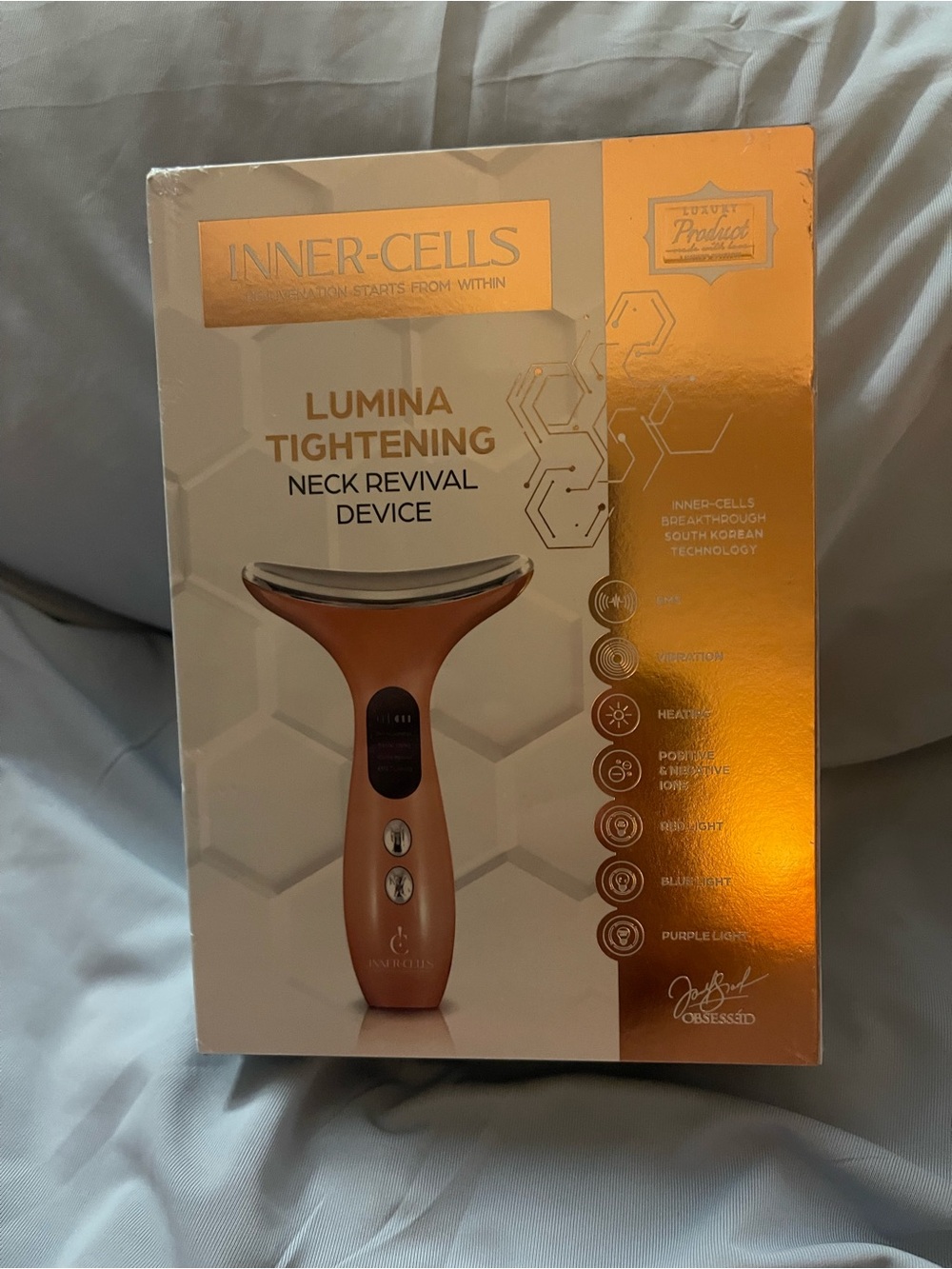 Lumina Tightening Neck Revival Device - Rose Gold
